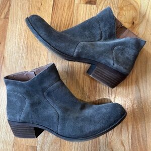Lucky Brand LP Brolley Grey Suede Booties